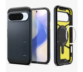 Spigen Tough Armor MagSafe ochranný kryt pro Google Pixel 10 Pro/Pixel 10 metal slate