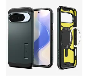 Spigen Tough Armor MagSafe ochranný kryt pro Google Pixel 10 Pro/Pixel 10 sage green