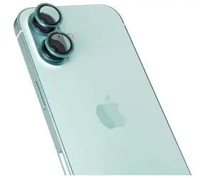 Epico Aluminium Lens Protector ochranné sklo fotoaparátu pro Apple iPhone 16/16 Plus modro-zelebá