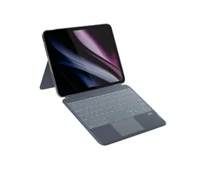 Epico Backlit Keyboard Case Ochranný kryt s podsvícenou DE klávesnicí pro Apple iPad Pro 11" (M4) šedá
