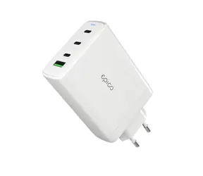 Epico UltraBoost GaN 140W bílá / Nabíječka / 3x USB-C / 1x USB-A