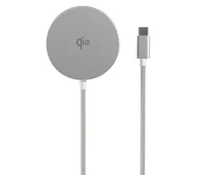 Epica UltraBase EO5 Qi2 Mag+ bezdrátová nabíječka stříbrná / až 15W