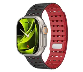 Mobile Origin Magnetic Strap Apple Watch 49mm/46mm/45mm/44mm černá/červená