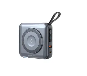 Mobile Origin Powerbank & Travel Charger šedá / Lightning / USB-C Cable / MagSafe / AW / iPhone Compatible