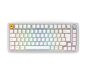 Glorious GMMK Pro bílá / herní klávesnice / mechanická / Glorious Fox Ultralight / ISO Layout / DE Layout 