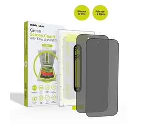 Mobile Origin Screen Guard s aplikátorem pro Apple iPhone 17 Pro / 2 kusy / Privátní sklo