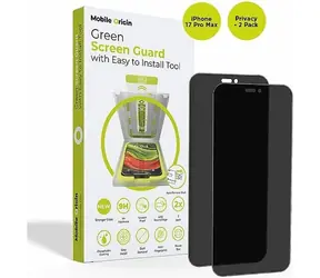 Mobile Origin Screen Guard s aplikátorem pro Apple iPhone 17 Pro Max / 2 kusy / Privátní sklo
