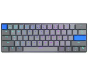 Endorfy Thock V2 Compact Wireles CZ šedá / Herní klávesnice / Bezdrátová / Endorfy Yellow / BT&2.4GHz / CZ layout