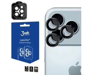 3mk Lens Protection Pro sklo na fotoaparát pro Apple iPhone 17 Pro /17 Pro Max Black