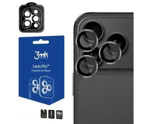 3mk Lens Protection Pro sklo na fotoaparát pro Apple iPhone 17 Pro /17 Pro Max Titanium Gray