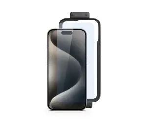 Spello Clear Glass Ochranné sklo pro Apple iPhone 15 Pro / s instalačním rámečkem / 2ks