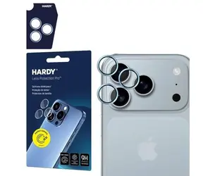 3mk HARDY Lens Protection Pro skla na fotoaparát pro Apple iPhone 17 Pro /17 Pro Max Ocean Blue