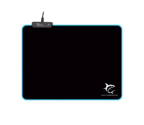 White Shark LED LUMINOUS L černá / podložka pod myš / 350 x 250mm