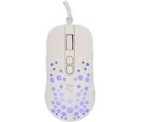 White Shark TRISTAN-2 bílá / herní myš / optická / 12800 DPI / 7 tlačítek / USB / RGB
