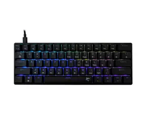 White Shark GK-004121 SHINOBI 2 černá / herní mechanická klávesnice / US layout / modré spínače / USB / LED