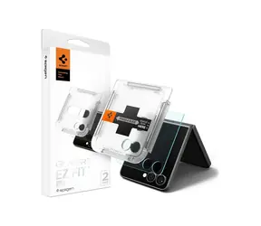Spigen Glass tR EZ Fit HD Ochranné sklo pro Samsung Galaxy Z Flip 7 čirá / 2ks