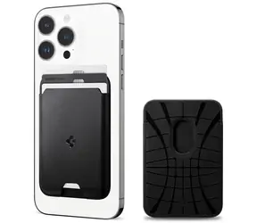 Spigen Valentinus Wallet Magsafe Peneženka na 3 karty černá