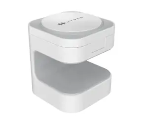 Targus HyperJuice Qi2 3-in-1 bílá / Magnetický nabíjecí stojánek / Qi2 / 15W