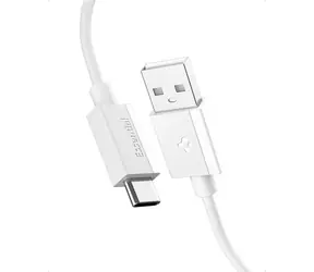 Spigen ACA08715 Essential USB-A na USB-C 60W kabel 1m bílá / USB 2.0
