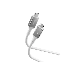 Spigen ACA08775 Essential USB-C na USB-C 100W kabel 2m bílá / USB 3.2 Gen1