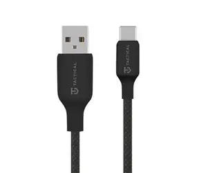 Tactical Stitch Thread Cable USB-A/USB-C 1m Black