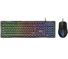 GENIUS GX GAMING Scorpion KM-GX6 černá / drátový set klávesnice s myší / RGB / Copilot / USB / CZ+SK layout