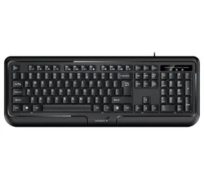 GENIUS KB-118 ver. II černá / Drátová klávesnice / PS2 / CZ+SK layout