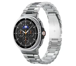 Spigen Modern Fit 316L Ocelový řemínek pro Samsung Galaxy Watch 8 46mm/44mm/40mm stříbrná