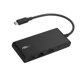 ASUS DC201 Dual 4K Dock černá / USB & USB-C / RJ-45 / HDMI