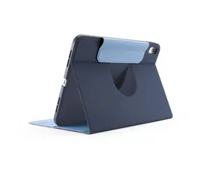 Pipetto Origami No5 Rotating Folio Case pouzdro pro Apple iPad 10.9 (2022) modrá