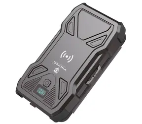 Viking TYR II solární outdoorová powerbanka černá / 20000 mAh / 2x USB-A + 1x USB-C + bezdrátové nabíjení / IP54
