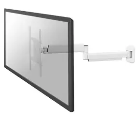 Neomounts FPMA-HAW050 bílá / držák displeje na zeď / 10-40" / otočný / VESA 100x100 - 400x400 / nosnost 10 kg 