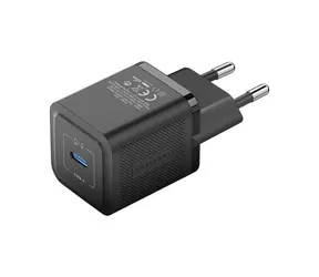 Vention FEPB0-EU Síťová GaN nabíječka černá / 1x USB-C / 20W