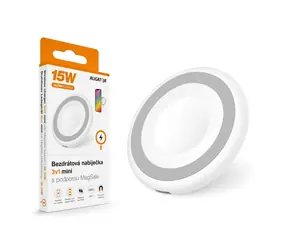 Aligator Bezdrátová nabíječka 3v1 mini 15W / bílá