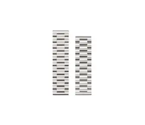 Aligator Řemínek celokovový 22mm / titanový