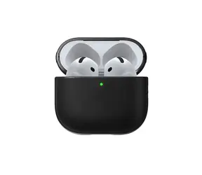 Nomad Modern Leather Case pouzdo pro Apple Airpods 4 černá