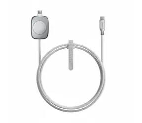Nomad univerzální nabíjecí kabel pro Apple Watch 1.5m bílá / USB-C
