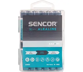 SENCOR SBA LR03 24 BOX Alkalická baterie AAA (24ks)