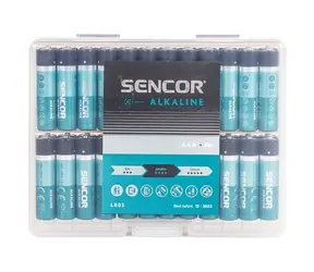 SENCOR SBA LR03 48 BOX Alkalická baterie AAA (48ks)