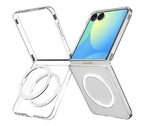 Spigen Air Skin Magsafe ochranný kryt pro Samsung Galaxy Z Flip 7 čirá