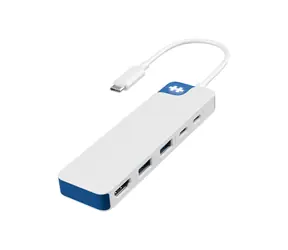 Targus HyperDriveFlex 5 Port USB-C Hub modrá / HDMI / 2x USB / USB-C 100W PD