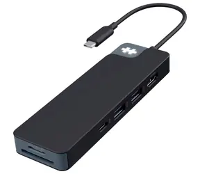 Targus HyperDriveFlex 8 Port USB-C Hub černá / HDMI / 2x USB / USB-C 100W PD / 3.5 mm jack / SD &  micro SD
