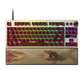 Razer Huntsman V3 Pro Tenkeyless Counter-Strike 2 Edition zlatá / herní klávesnice / USB-C / US layout