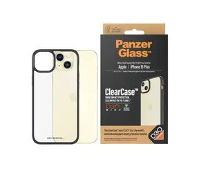 PanzerGlass ClearCase D3O Apple iPhone 15 Plus Black edition
