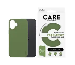 PanzerGlass CARE kryt Apple iPhone 16 Plus MagSafe Fearlessly zelený