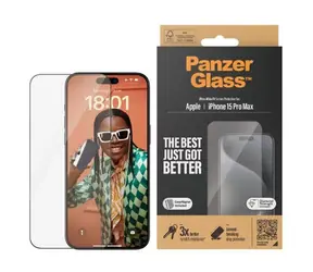 PanzerGlass Ceramic Apple iPhone 15 Pro Max s instalačním rámečkem