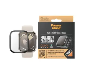 PanzerGlass Apple Watch 9/8/7 45mm ochranný kryt s D3O - černý rámeček