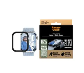 PanzerGlass Apple Watch 11/10 46mm tenký černý kryt s ochranným sklem