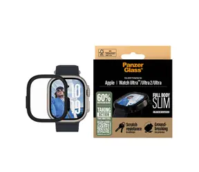 PanzerGlass Apple Watch Ultra tenký černý kryt s ochranným sklem