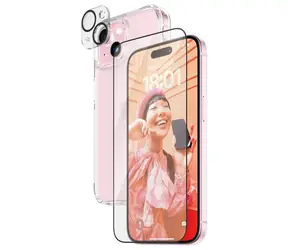 PanzerGlass Bundle 3v1 Apple iPhone 15 (PG sklo + HardCase D3O + Camera)